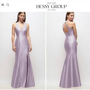 Lavender Halter Gown